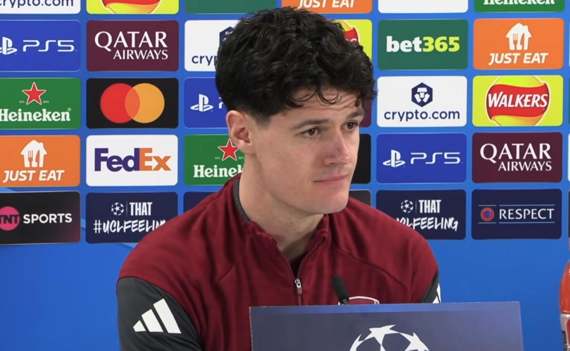 内尔高：很乐意客串中后卫；厄德高当队长是再合适不过的选择